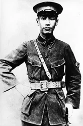 Porträt eines jungen Chiang Kai-shek, ca. 1920er